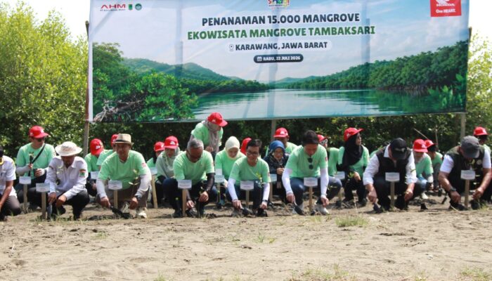 Bangun Rumah Semai Bibit Mangrove, AHM Tumbuhkan Harapan Baru bagi Pesisir Karawang