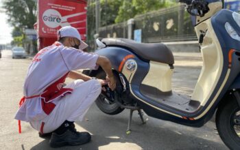 Hadapi Musim Kemarau di Jambi, Honda Care Siap Bantu Perawatan Motor Konsumen