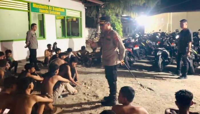 Terlibat Aksi Balap Liar di Arena Eks MTQ, Polresta Jambi Amankan Puluhan Pelajar dan Kendaraan Bermotor 