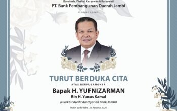 Innalillahi, Direktur Kredit dan Syariah Bank Jambi Berpulang