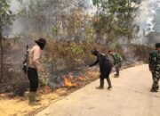 Gerak Cepat Satgas Karhutla Polda Jambi Kendalikan Kebakaran di Tahura Batanghari