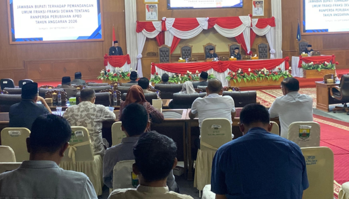 DPRD Muaro Jambi Gelar Raker Lanjutan, Bahas Ranperda Perubahan APBD 2026
