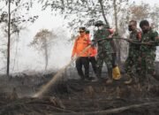 Danrem 042/Gapu Dan Gubernur Jambi Pastikan Pemadaman Dan Pendinginan Terus Dilakukan