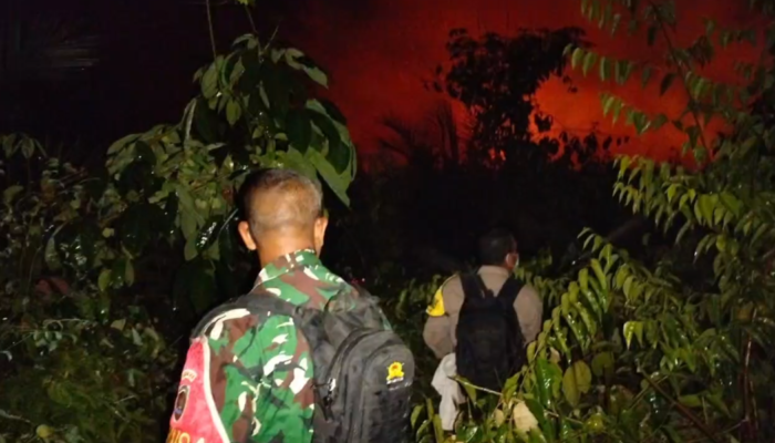 Dua Petani Tertunduk Lesu Usai Ditangkap, Diduga Bakar Lahan Konservasi di Jambi