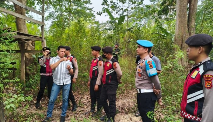 Polda Jambi Sisir Dua Titik Rawan Narkoba, Bong dan Plastik Klip Ditemukan