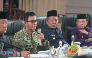 Danrem 042/Gapu Hadiri Rapat Persiapan Healthy Cities Summit Ke-7 Tahun 2026 di Kota Jambi