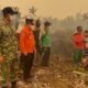 Al Haris dan Danrem Turun Langsung ke Lokasi Karhutla di Kumpeh, Angin Kencang dan Sulitnya Air Jadi Kendala